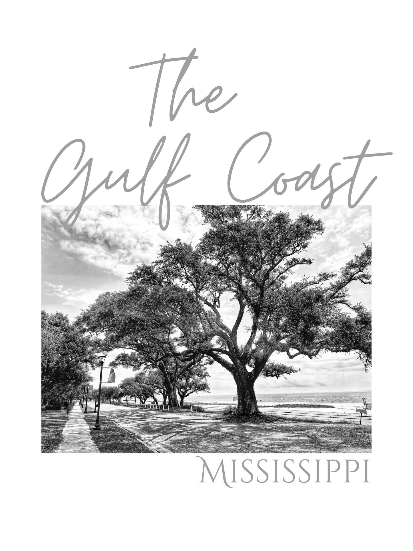 Mississippi Gulf Coast Scenic Drive Giclee Travel Print