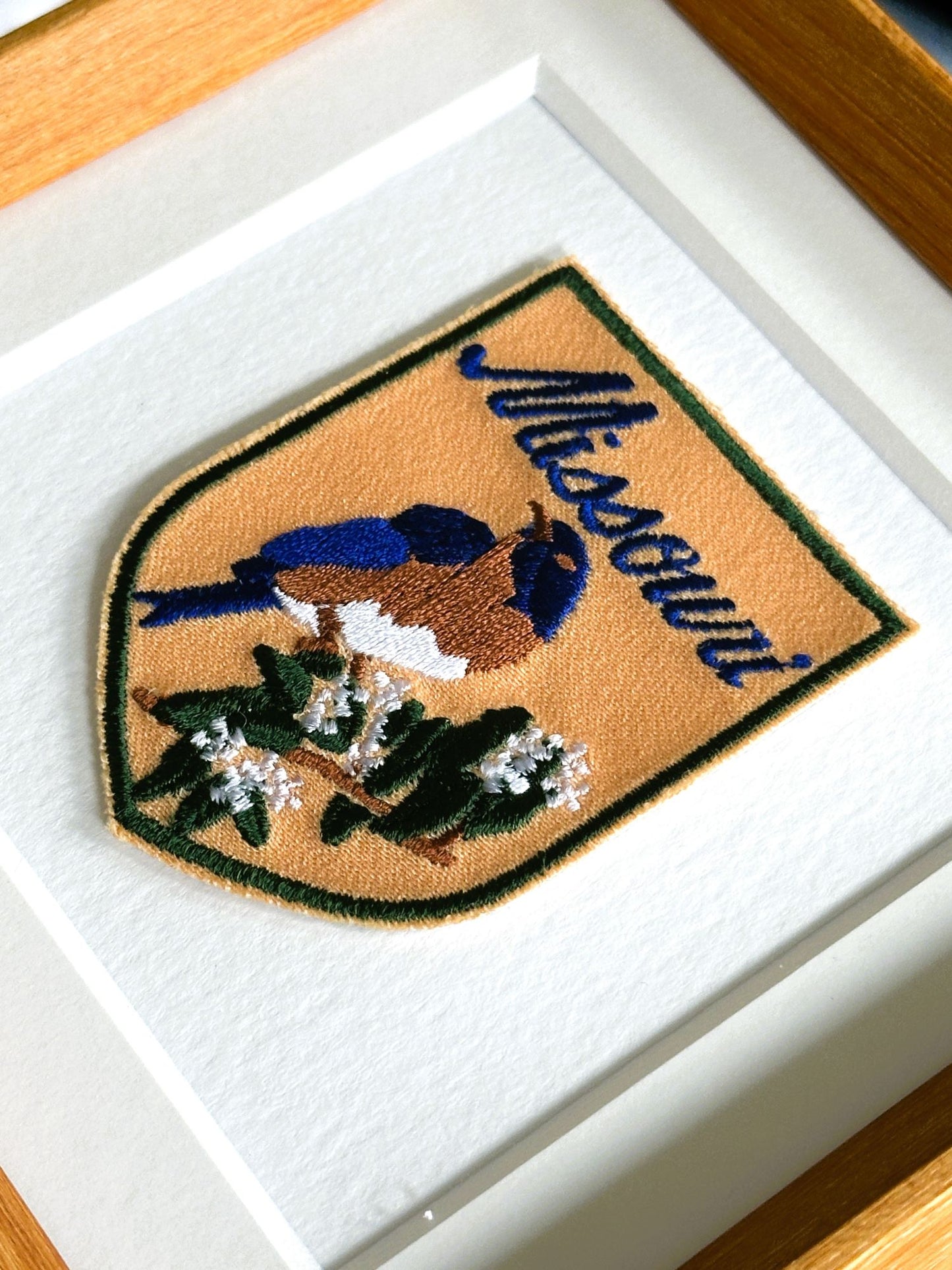 Missouri Vintage Framed Travel Patch