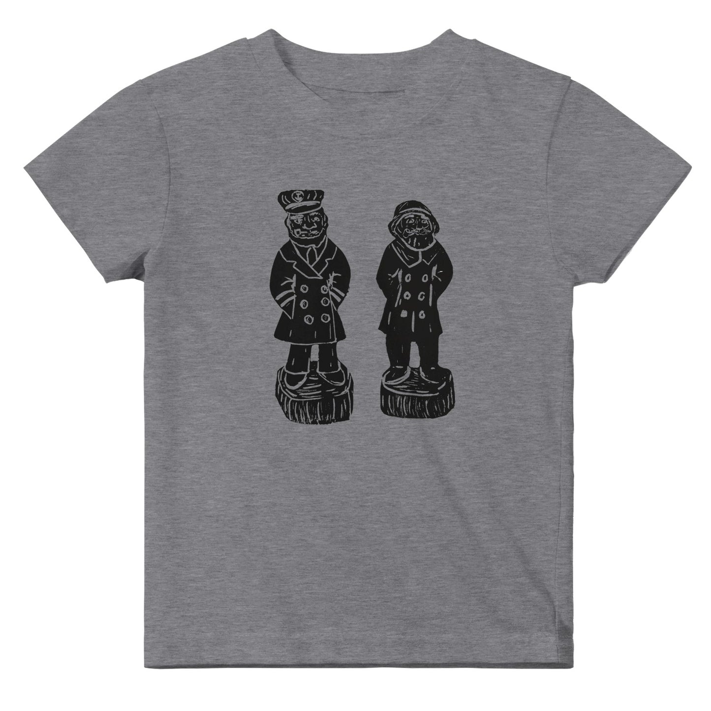 American Nautical Old Salt & Sea Captain Infant and Toddler Unisex T-Shirt, Gray