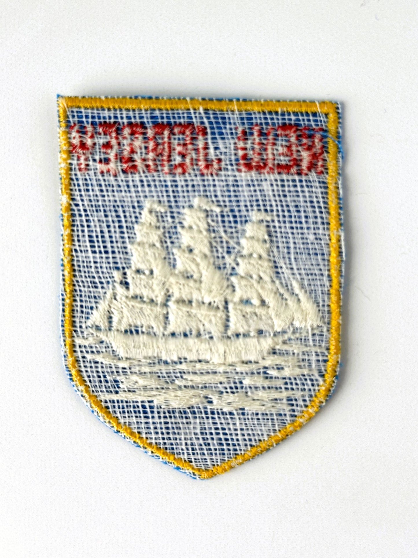 New Jersey Nautical Tall Ship Vintage Patch