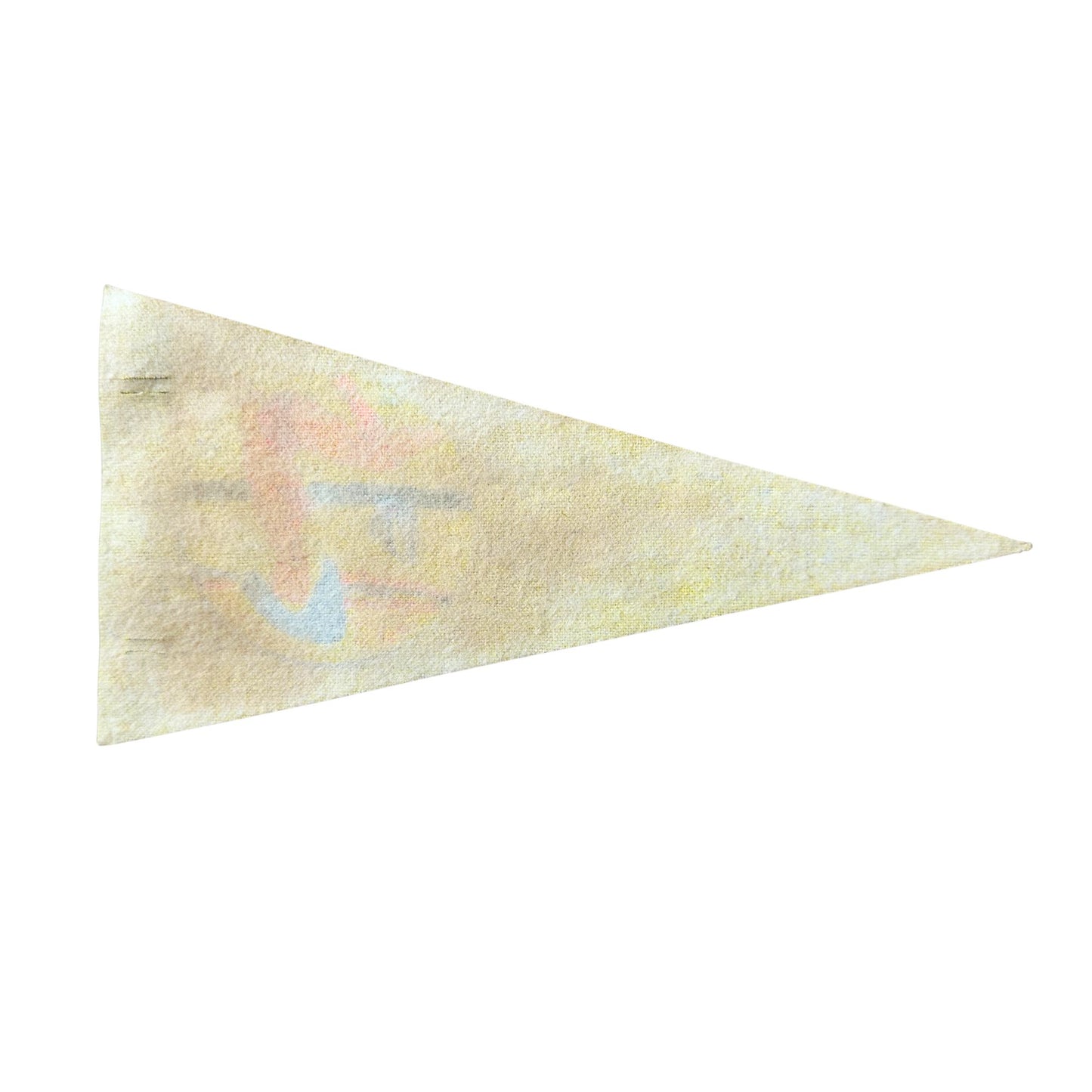 New Jersey Shore Small Yellow Vintage Pennant