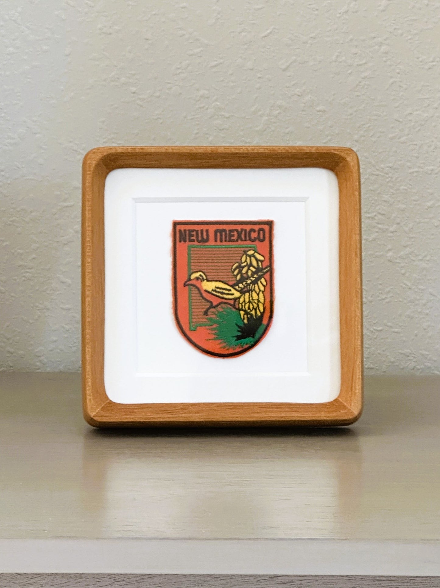 New Mexico Vintage Framed Travel Patch