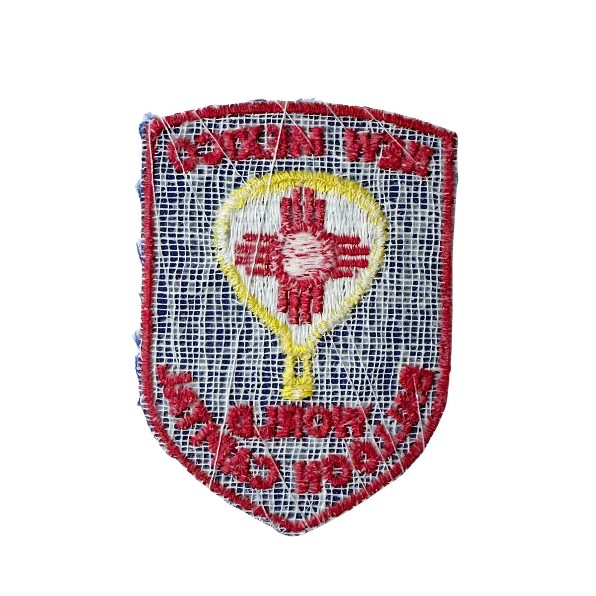 New Mexico Hot Air Balloon Capitol Vintage Patch