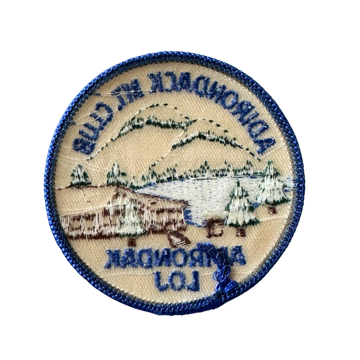 New York Adirondack Mt. Club Loj Lodge Vintage Patch