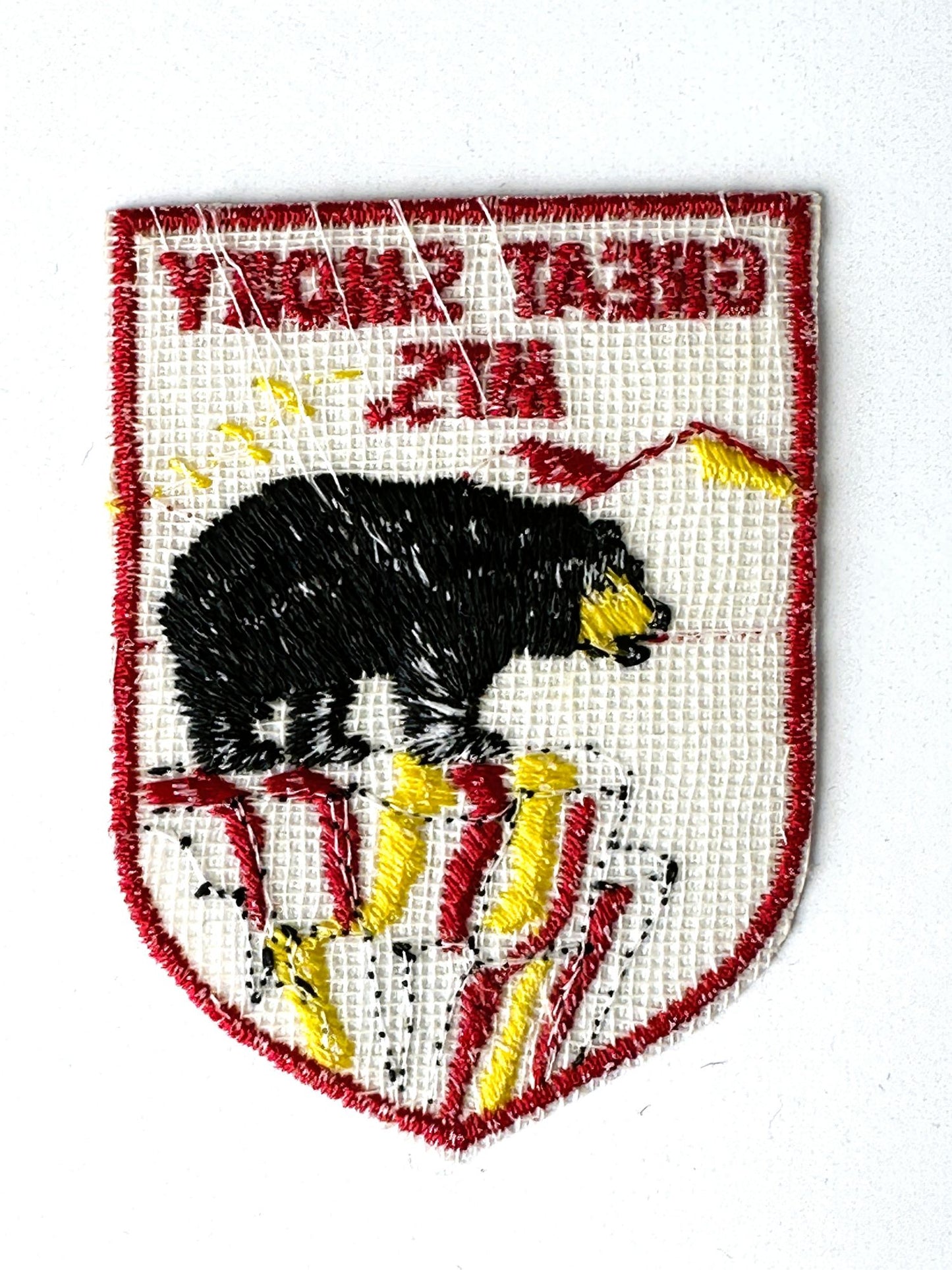 North Carolina Tennessee Great Smoky Mountains Bear Vintage Patch
