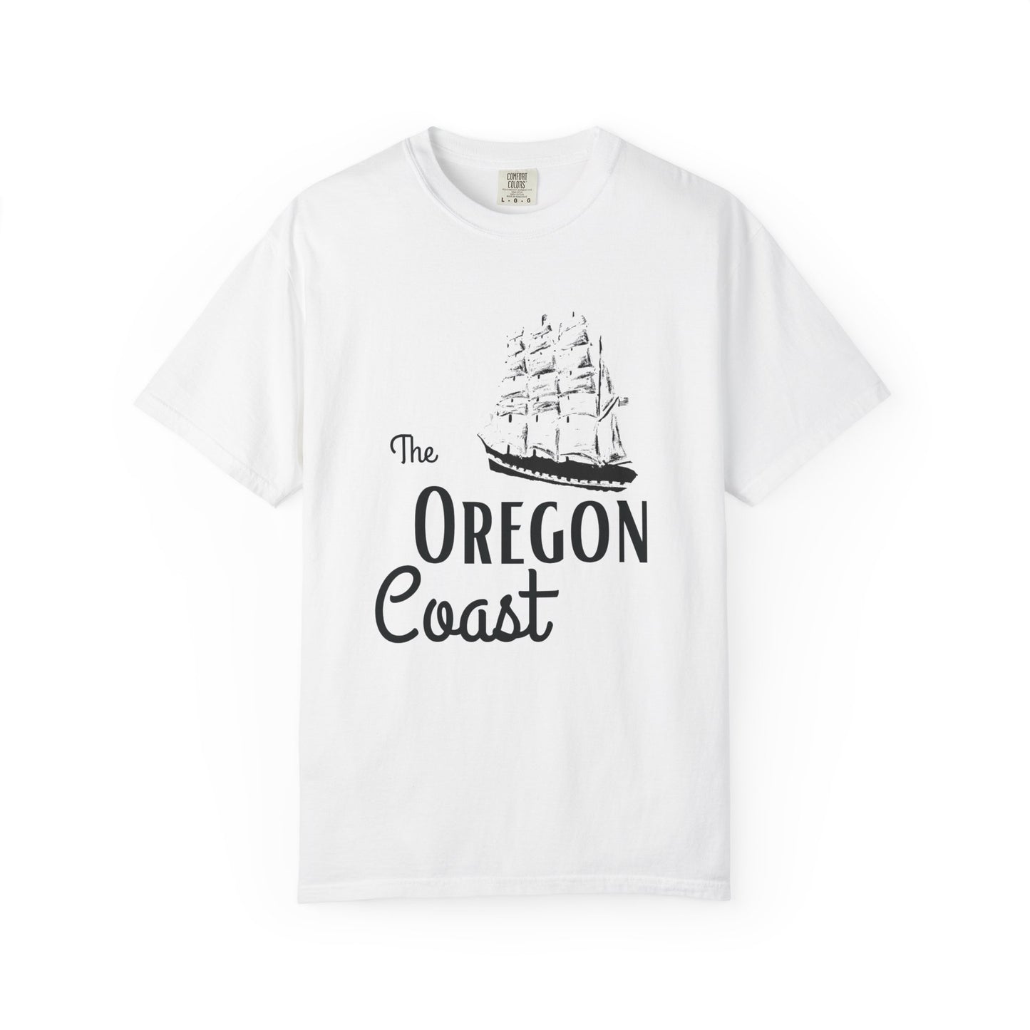 Oregon Coast Adult Unisex T-Shirt White