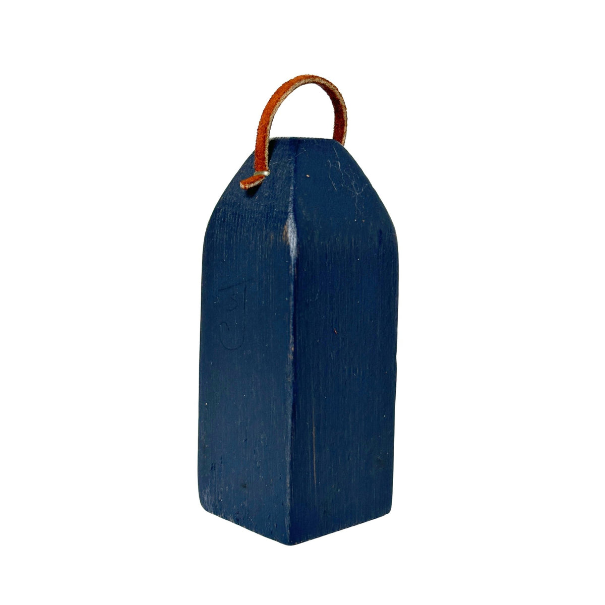 Rhode Island Block Island Southeast Lighthouse Hand Painted Wooden Buoy Vintage Ornament