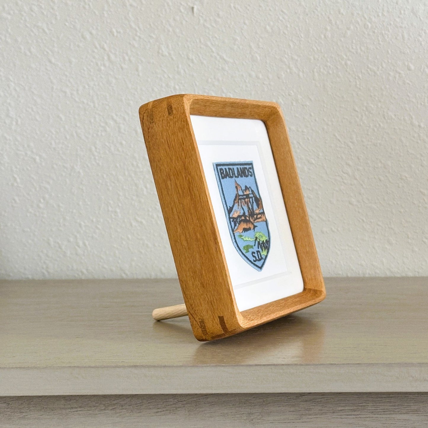 South Dakota Badlands Vintage Framed Travel Patch