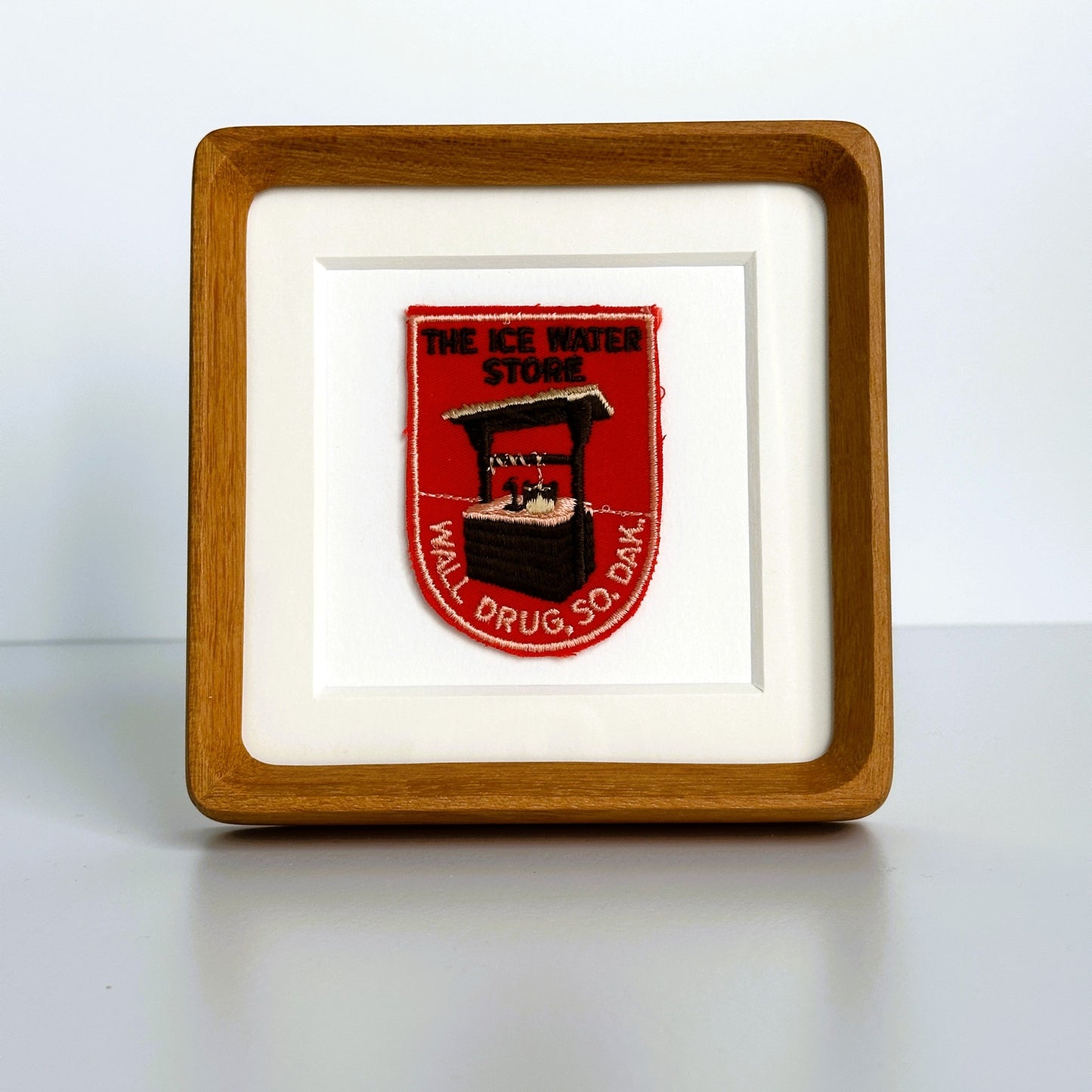 South Dakota Wall Drug Vintage Framed Travel Patch