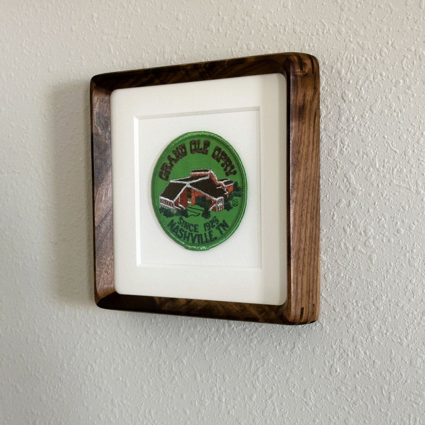 Tennessee Nashville Grand Ole Opry Framed Vintage Travel Patch