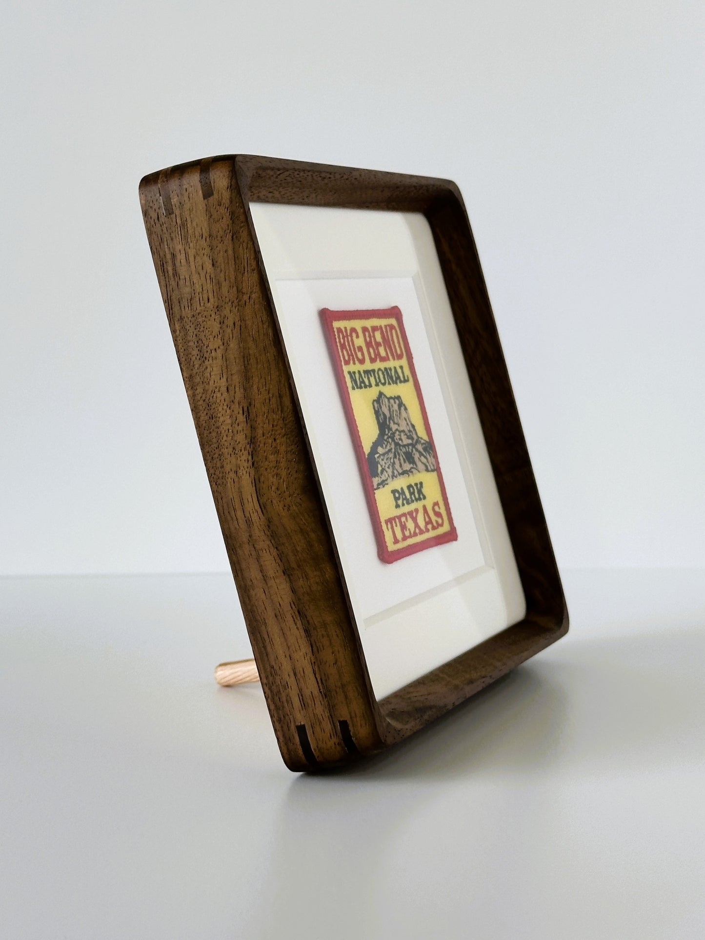 Texas Big Bend National Park Framed Vintage Travel Patch