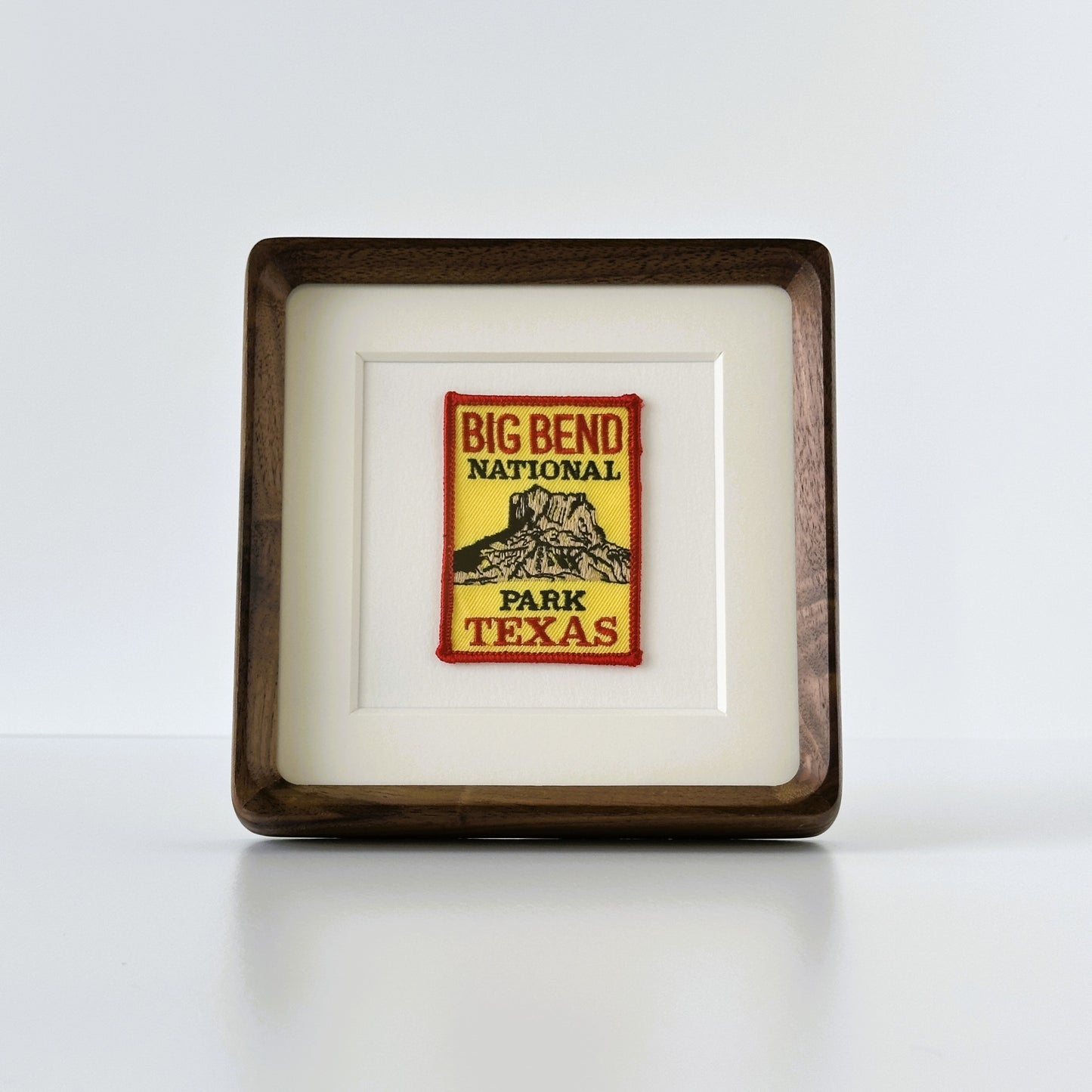 Texas Big Bend National Park Framed Vintage Travel Patch