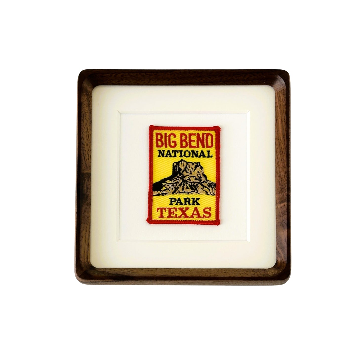 Texas Big Bend National Park Framed Vintage Travel Patch