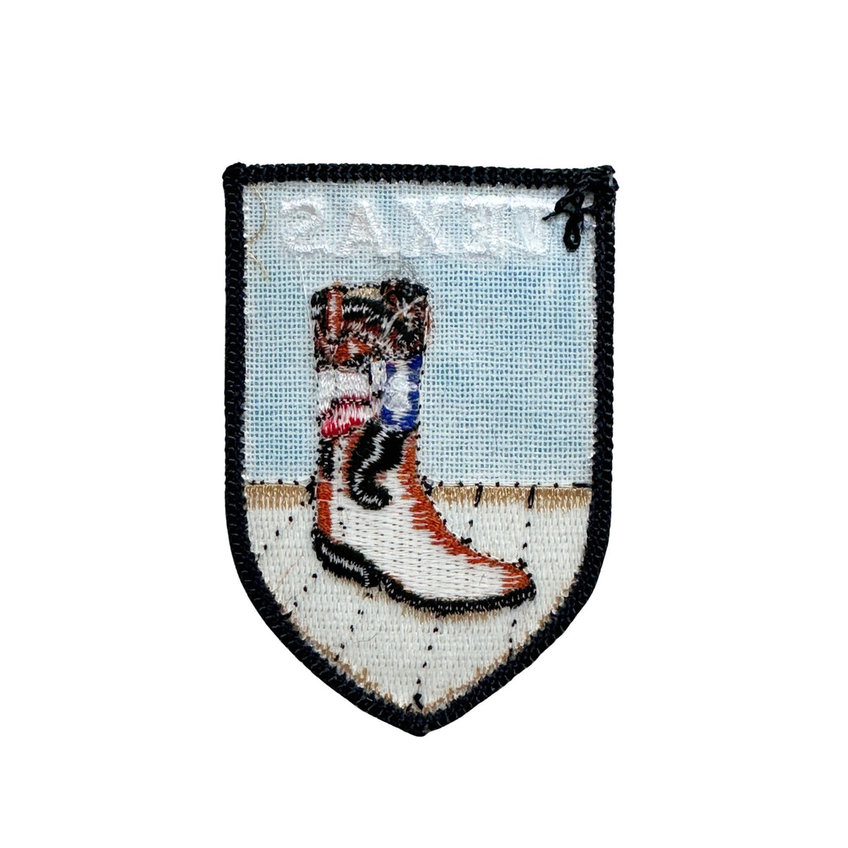 Texas Boot Blue Vintage Patch