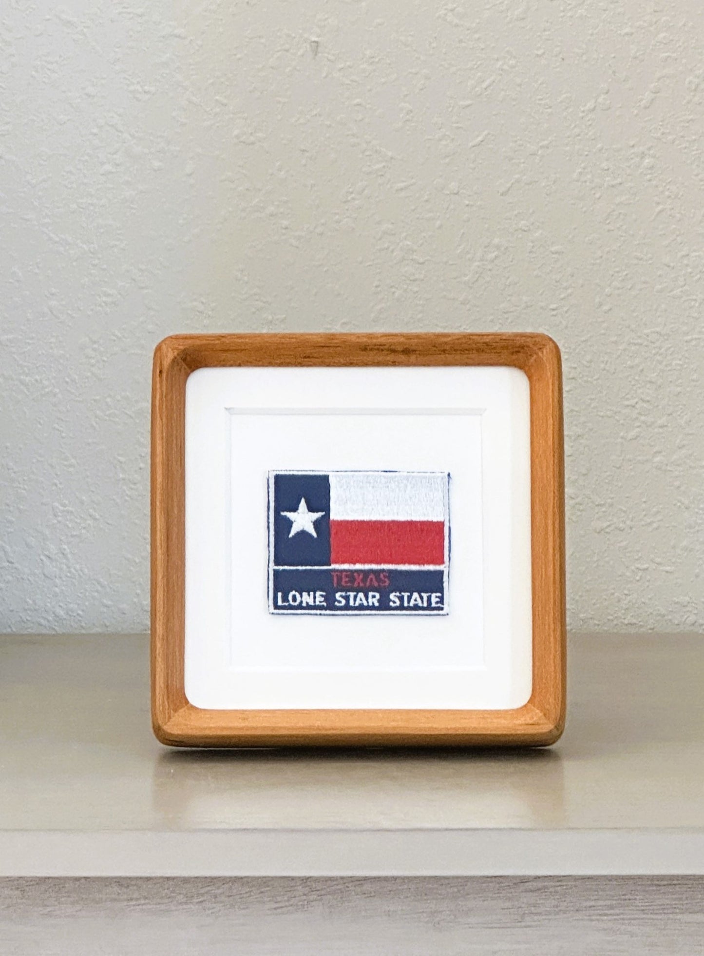Texas Vintage Framed Travel Patch