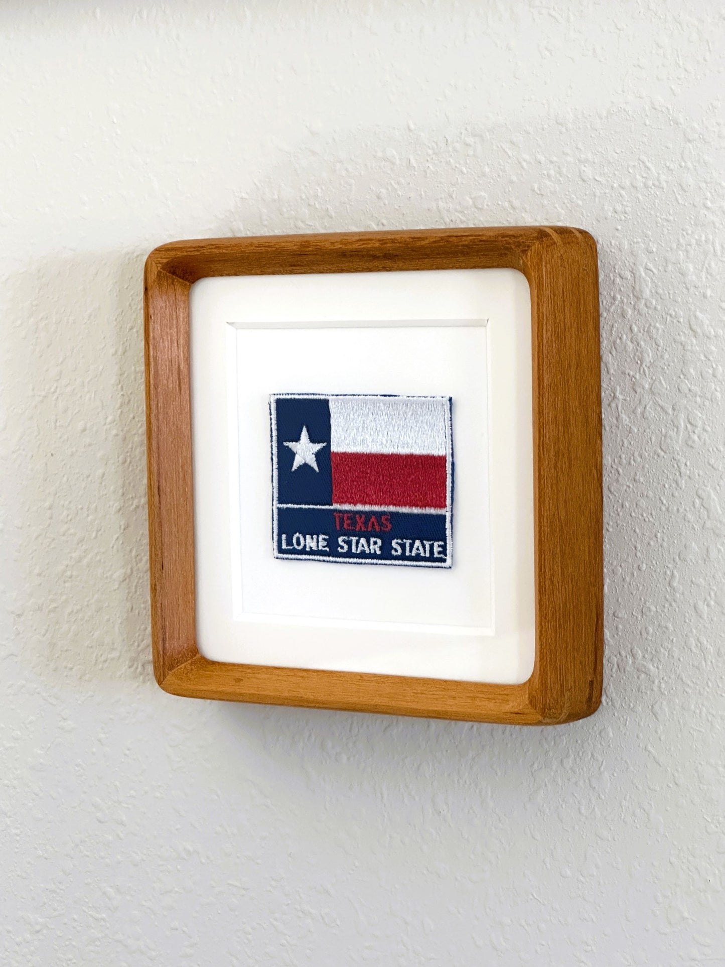 Texas Vintage Framed Travel Patch