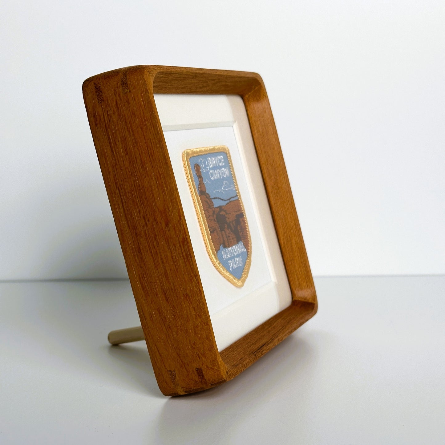 Utah Bryce Canyon National Park Vintage Patch Wood Framed