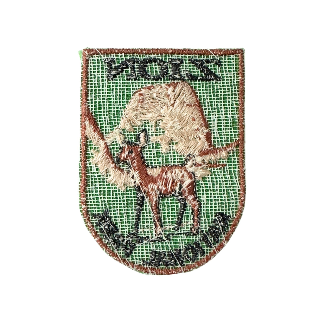 Utah Zion National Park Retro Deer Vintage Patch