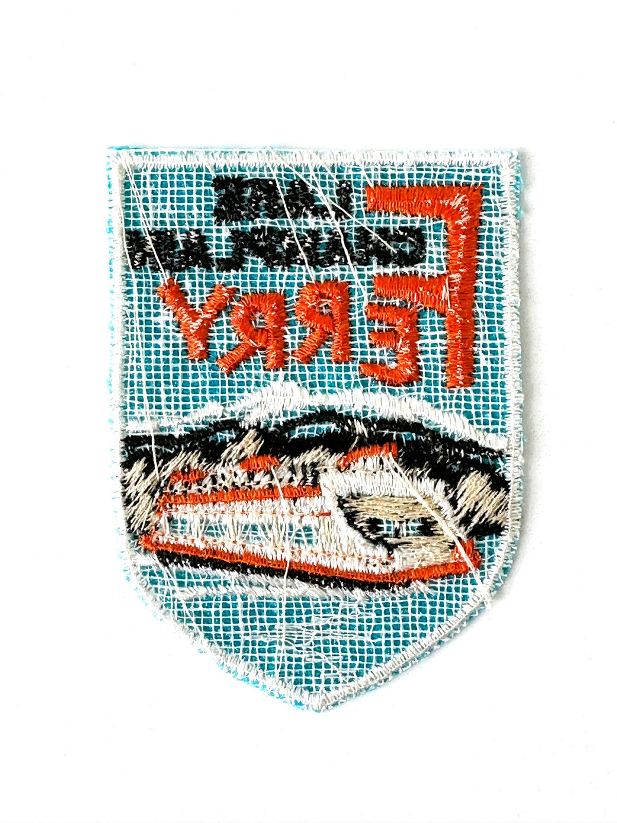 Vermont New York Lake Champlain Ferry Vintage Patch