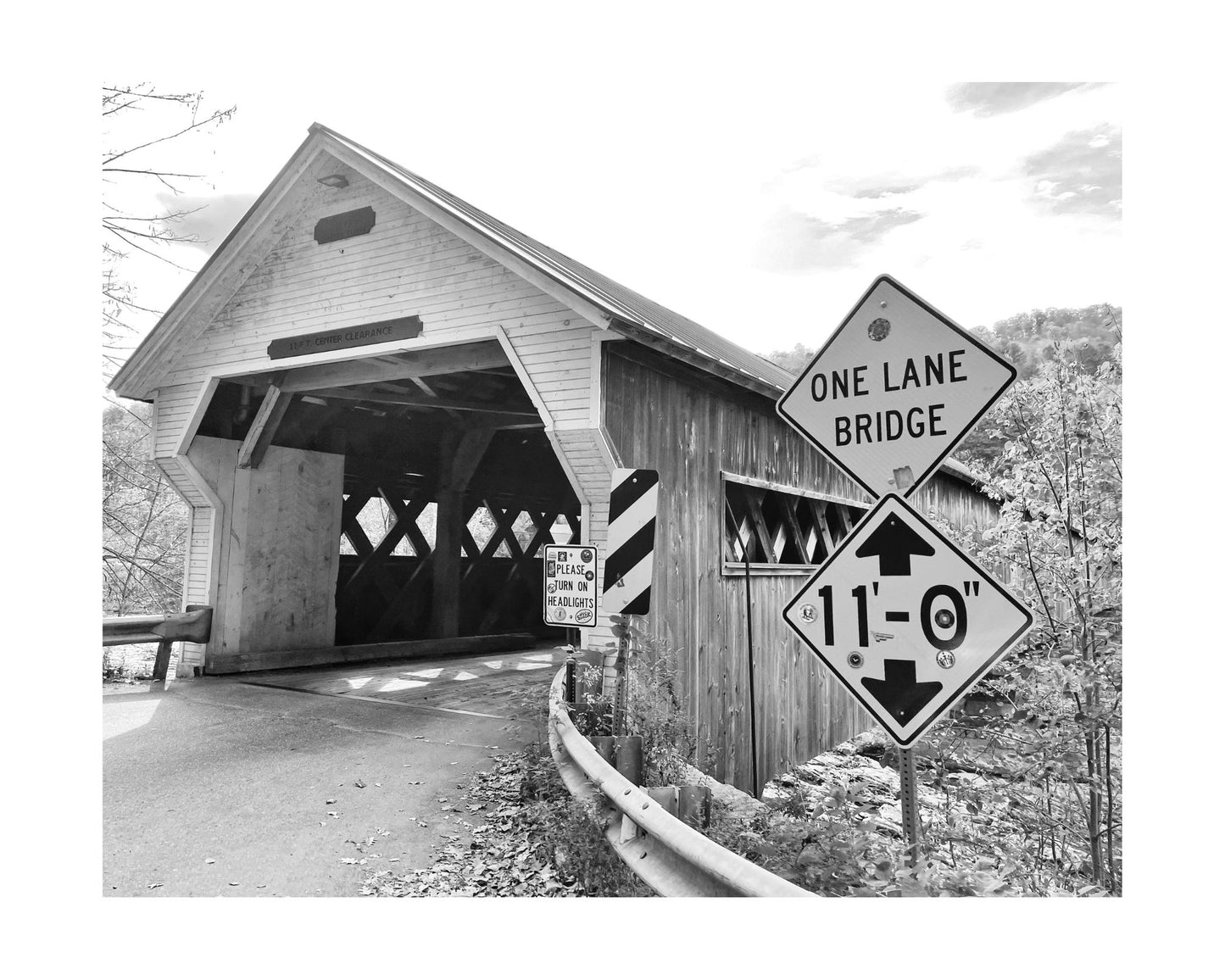 Vermont Covered Bridge Giclee Travel Print