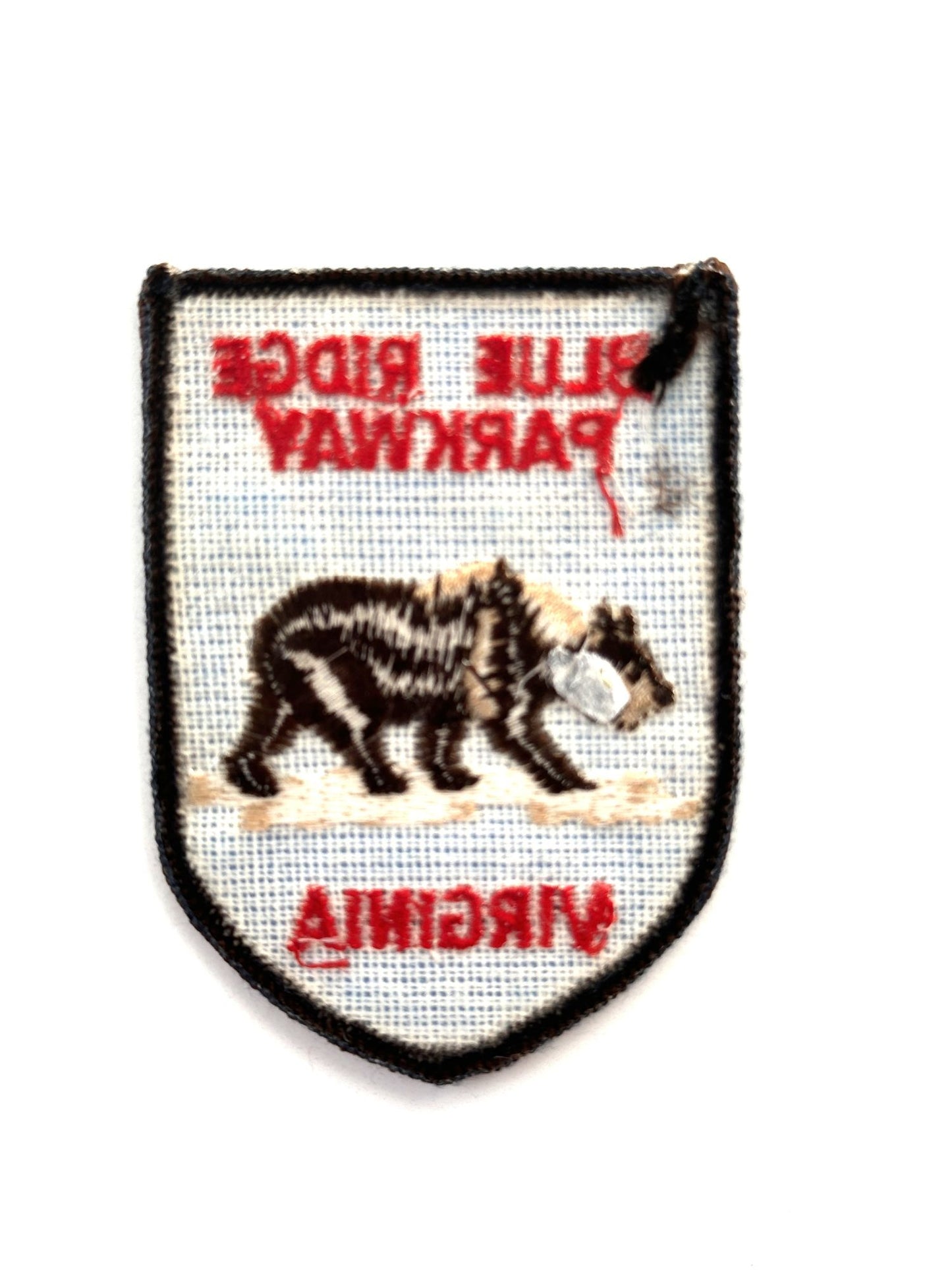 Virginia Blue Ridge Parkway Bear Vintage Patch