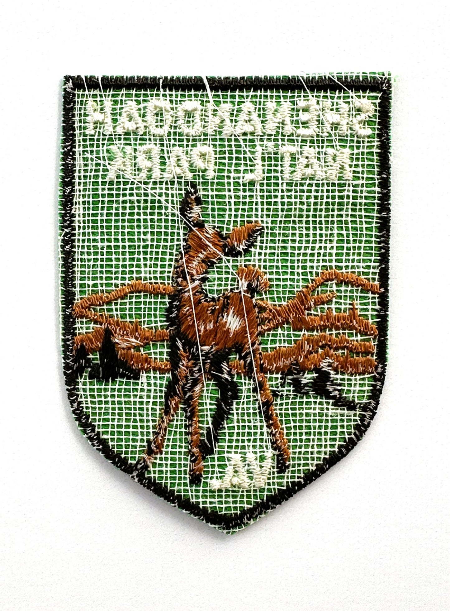 Virginia Shenandoah National Park Deer Green Vintage Patch