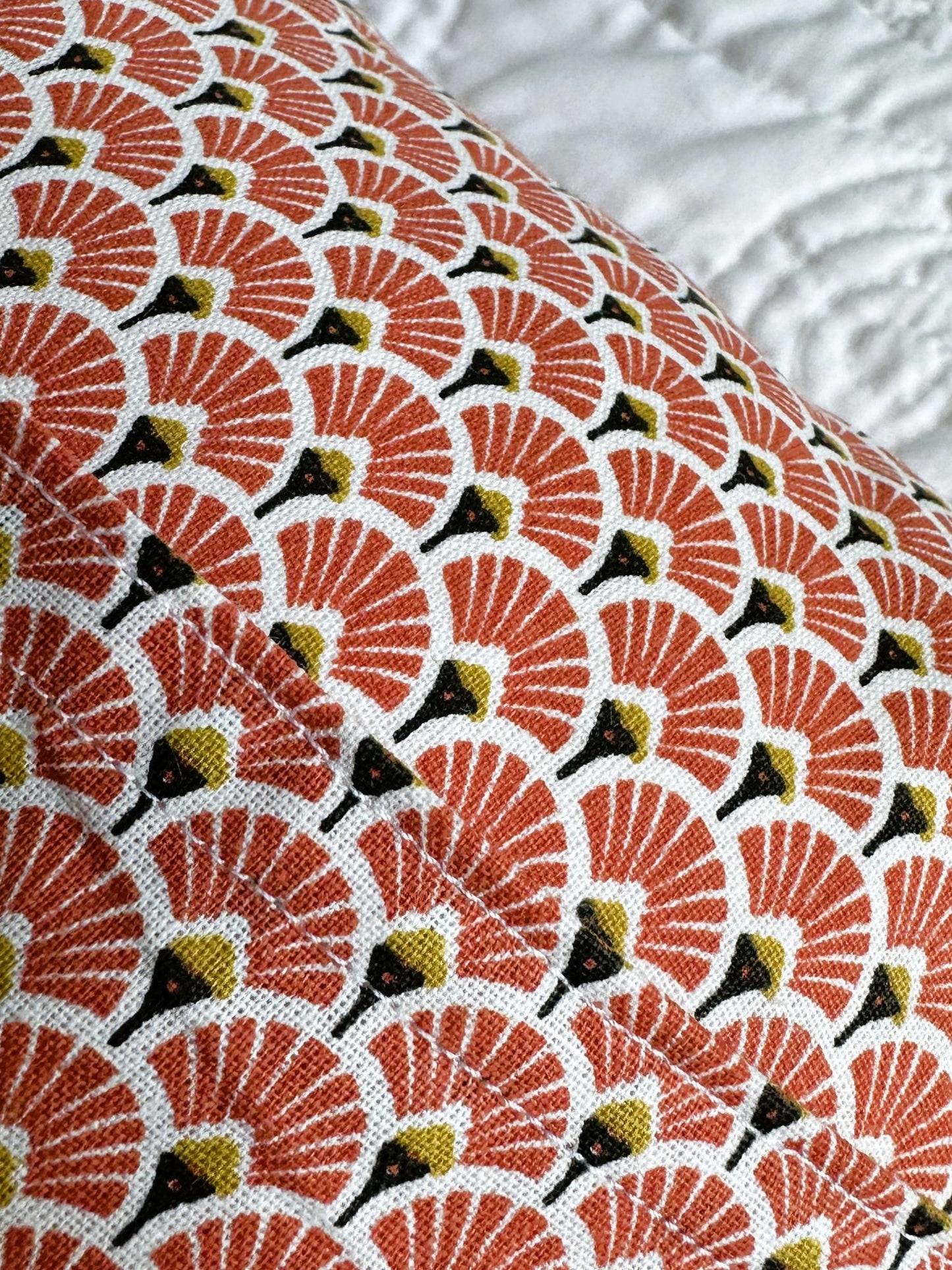 Virginia Williamsburg Vintage Pennant on New Woven Fabric Throw Pillow