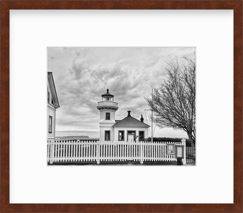 Washington Mukilteo Lighthouse Giclee Travel Print