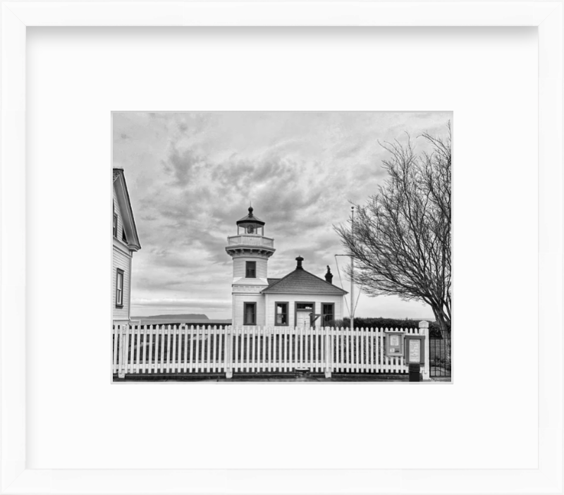 Washington Mukilteo Lighthouse Giclee Travel Print