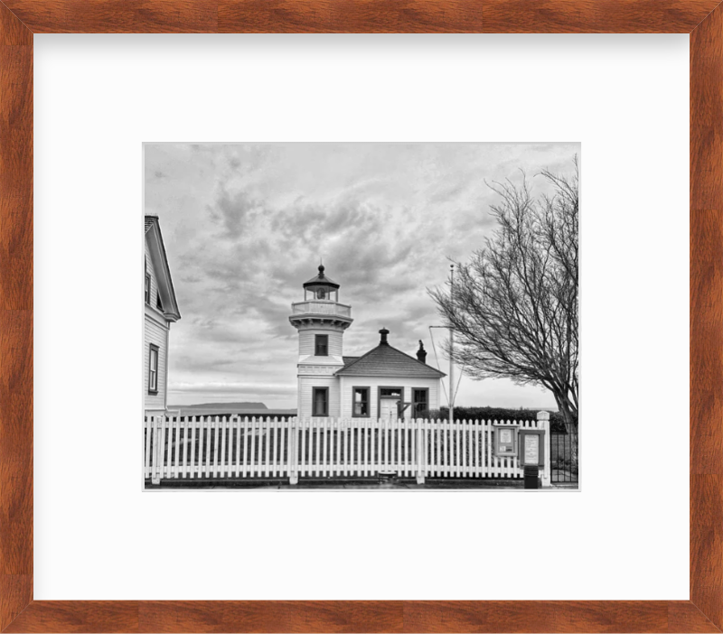Washington Mukilteo Lighthouse Giclee Travel Print