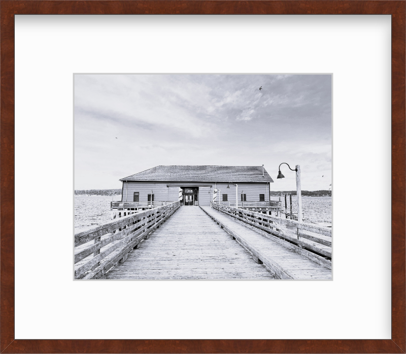 Washington Whidbey Island Coupeville Wharf Giclee Travel Print