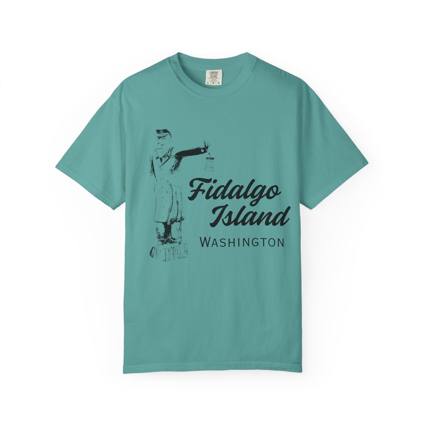 Washington Fidalgo Island Anacortes Old Salt Adult Unisex T-Shirt Seafoam Green