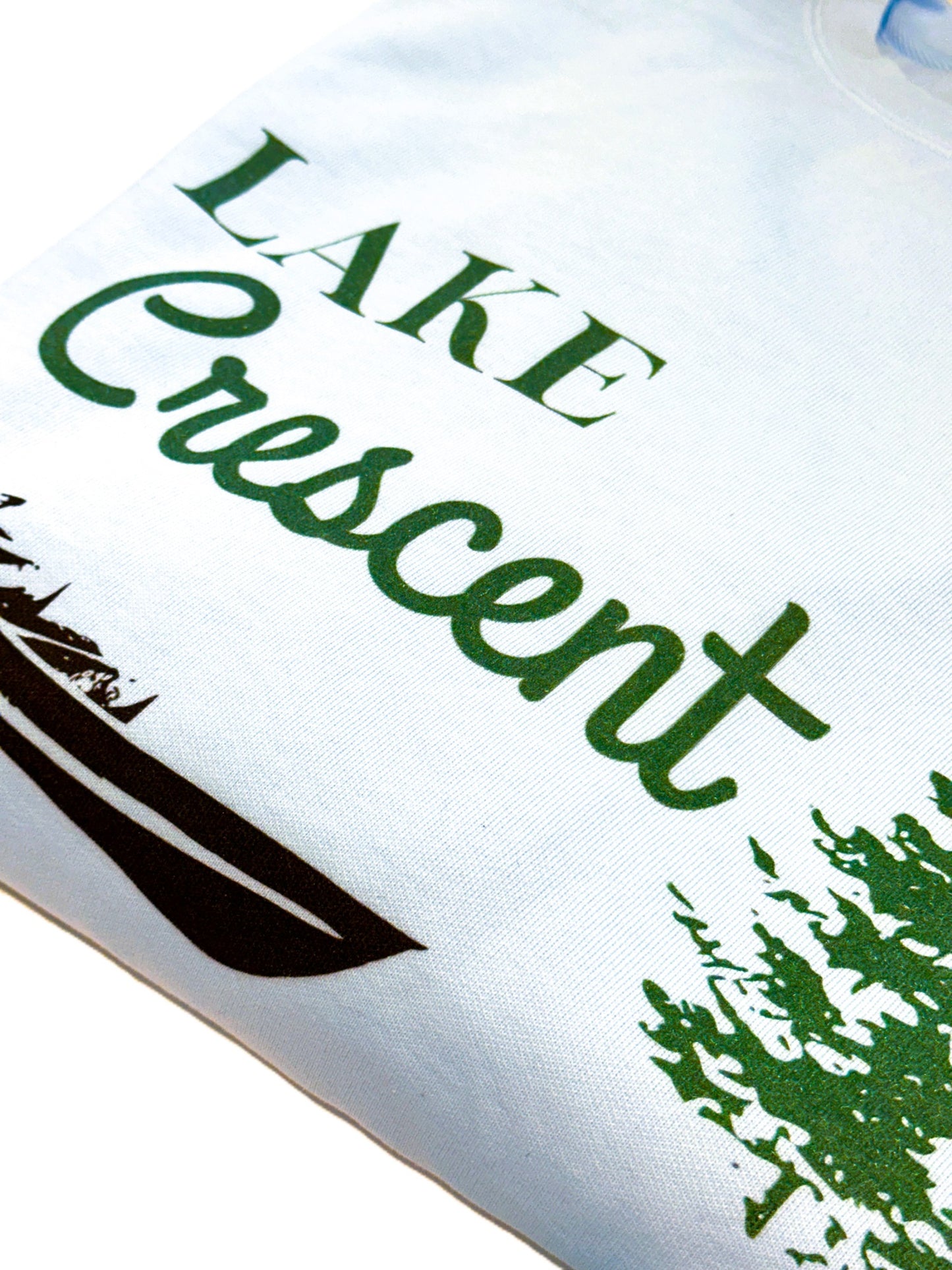Washington Olympic National Park Lake Crescent Adult Unisex Sweatshirt Pale Blue