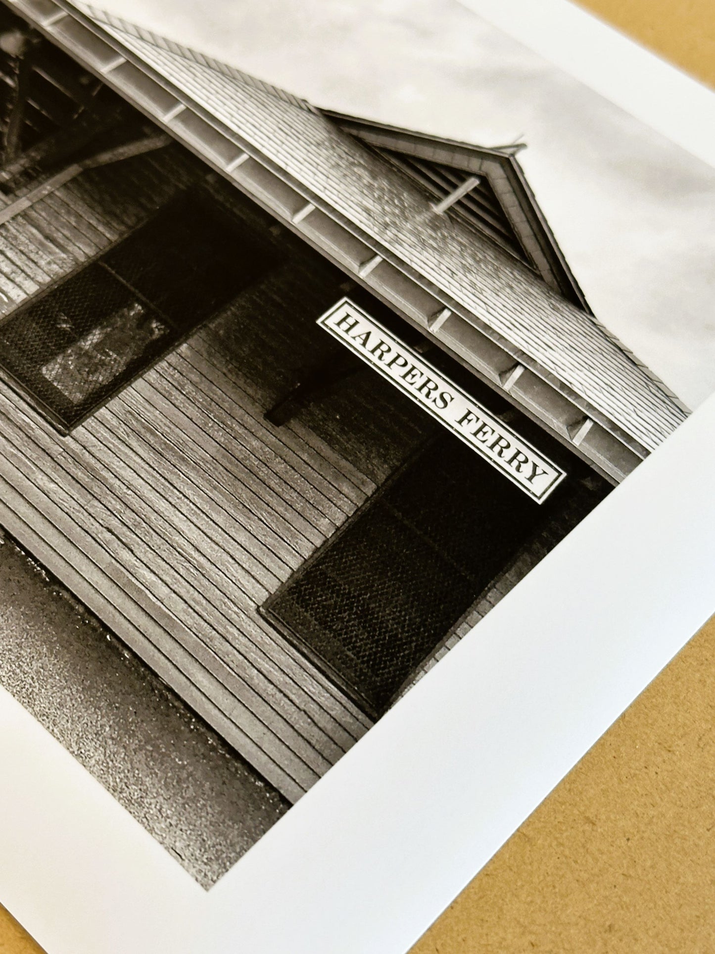 West Virginia Harpers Ferry Train Station Giclee Travel Print