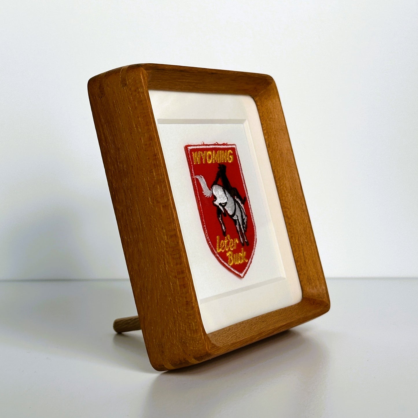Wyoming Rodeo Vintage Framed Travel Patch