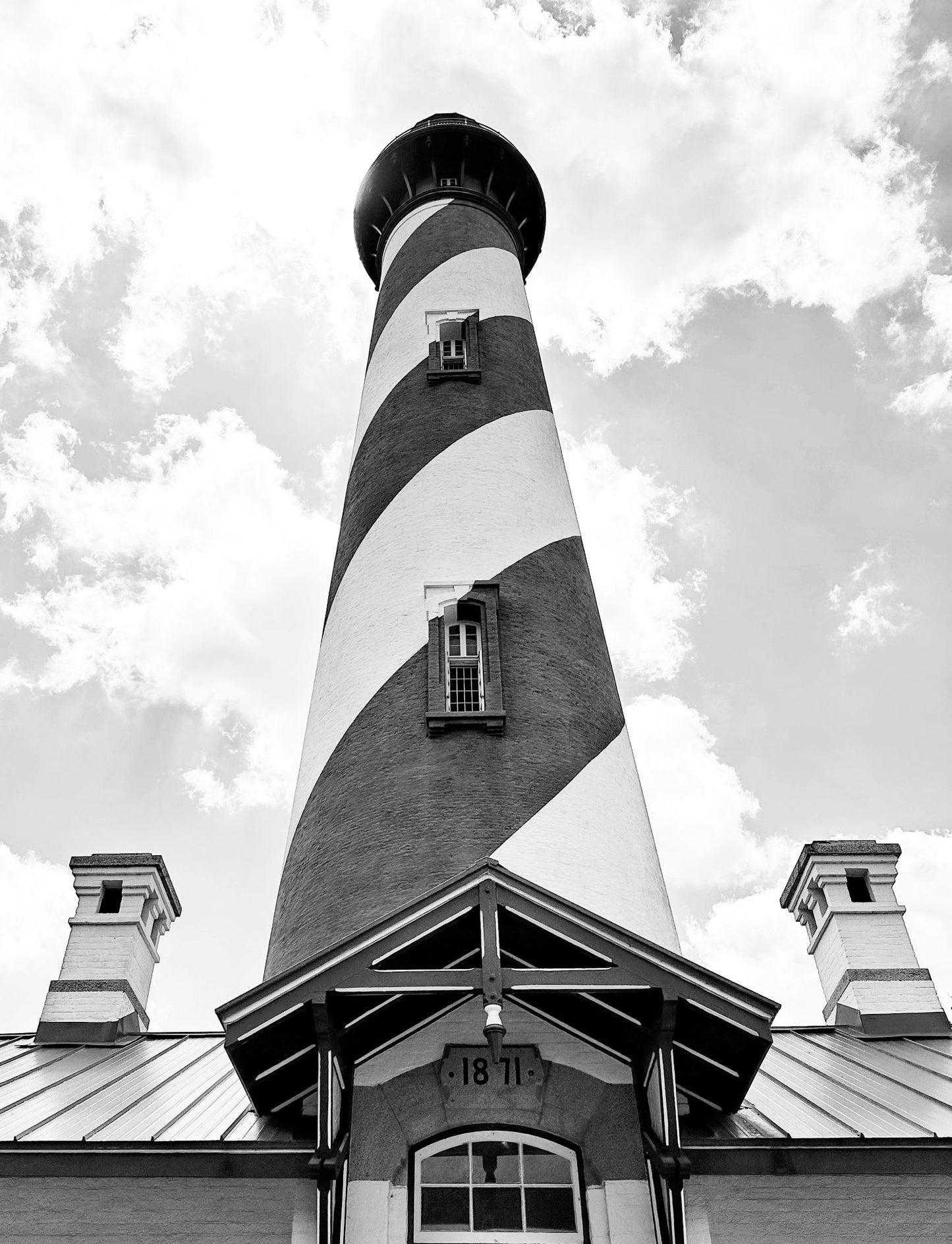 Florida St. Augustine Lighthouse Skyward View Giclee Travel Print