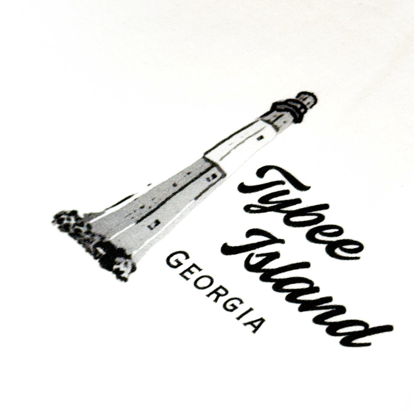 Georgia Tybee Island Lighthouse Adult Unisex T-Shirt White