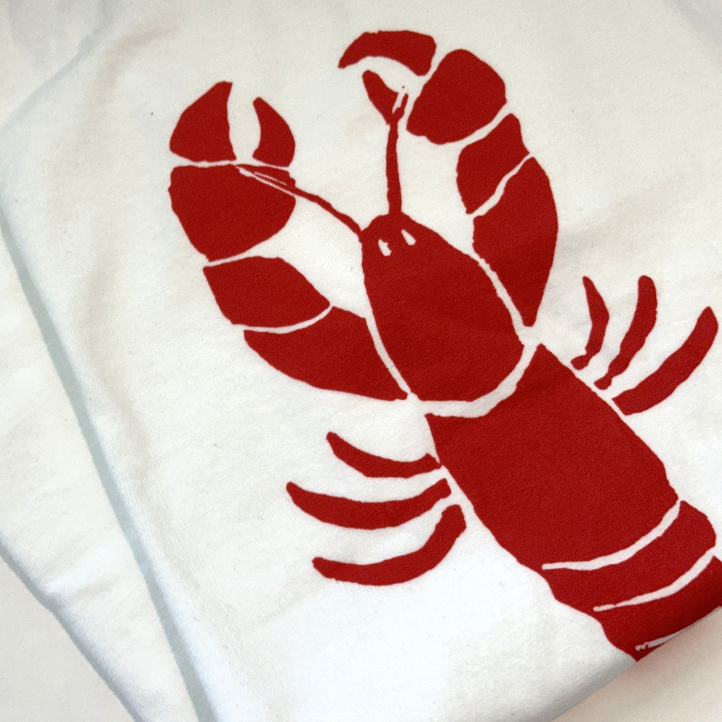 Lobster Adult Unisex T-Shirt Red Lobster, White or Denim Blue Tee