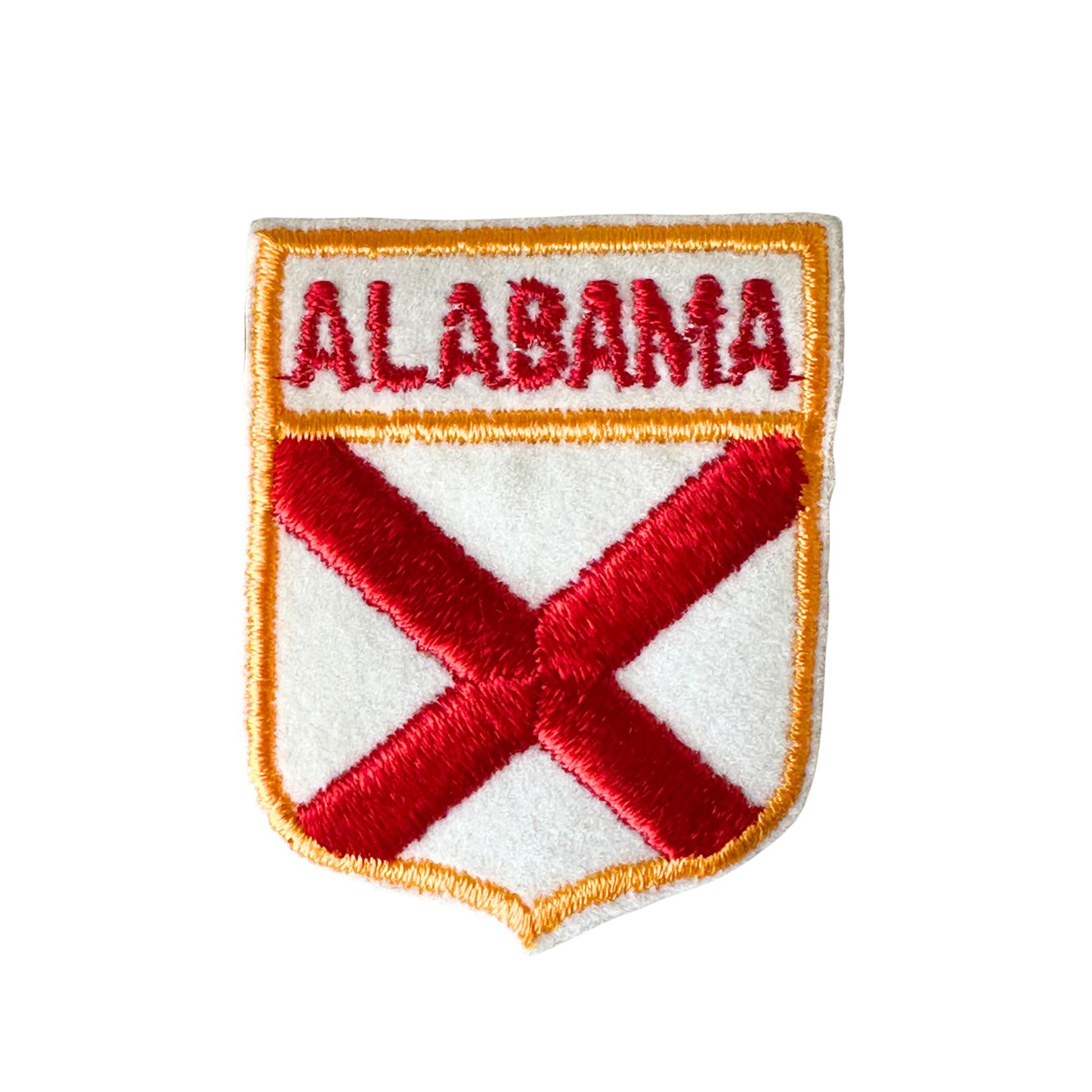 Alabama State Flag Vintage Travel Patch
