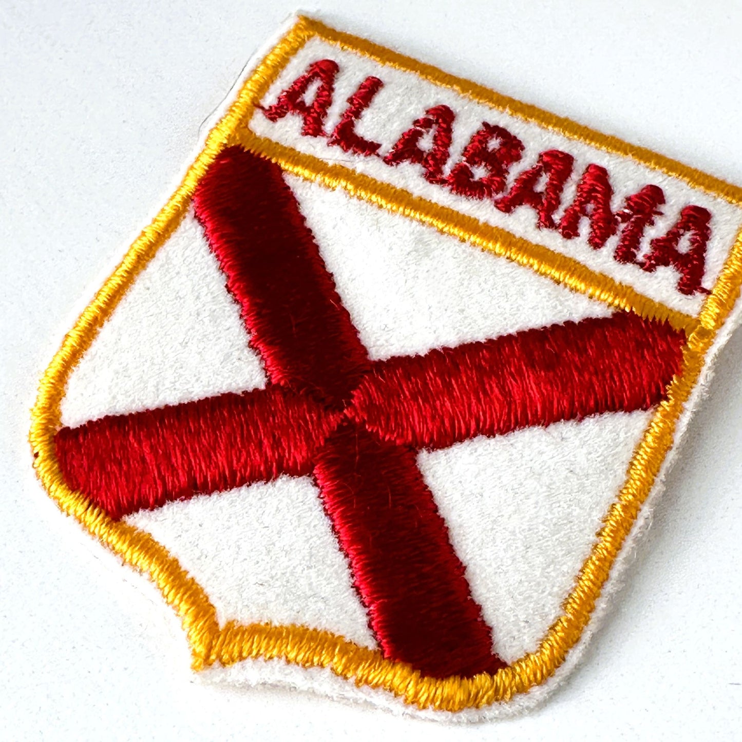 Alabama State Flag Vintage Travel Patch