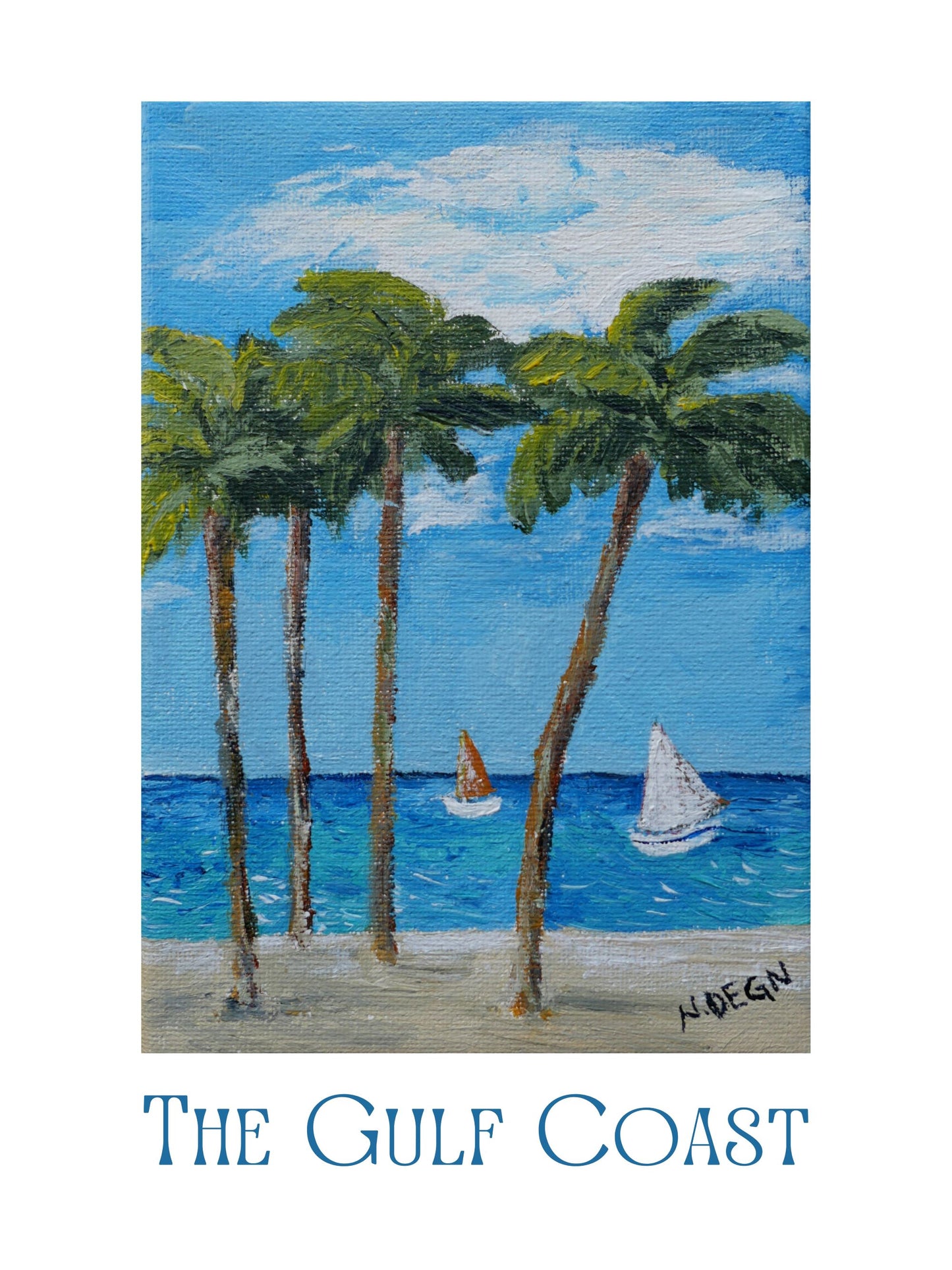 Gulf Coast Art Giclee Travel Print