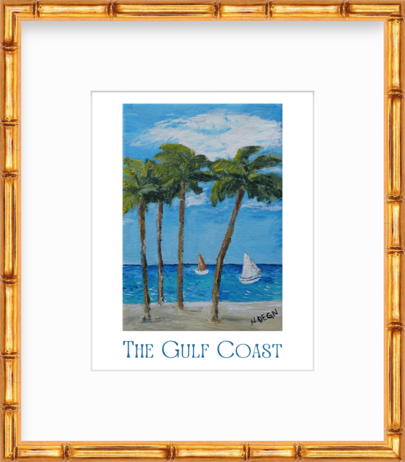 Gulf Coast Art Giclee Travel Print