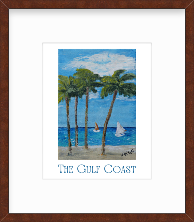 Gulf Coast Art Giclee Travel Print