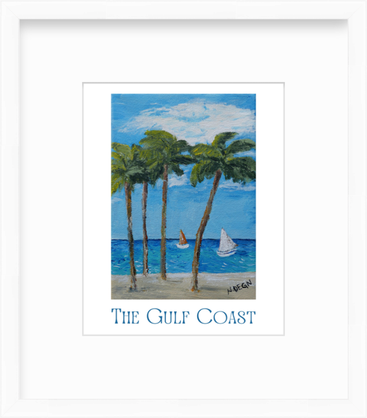 Gulf Coast Art Giclee Travel Print
