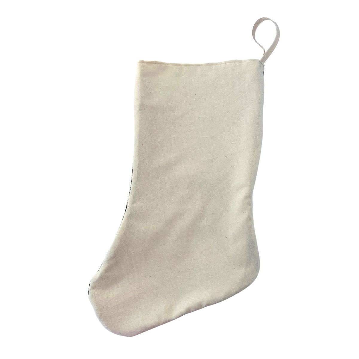 America New England Covered Bridges Vintage Hand Printed Linen Freshly Sewn Stocking
