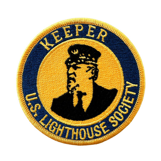 American US Lighthouse Society Lighthouse Keeper Vintage Patch