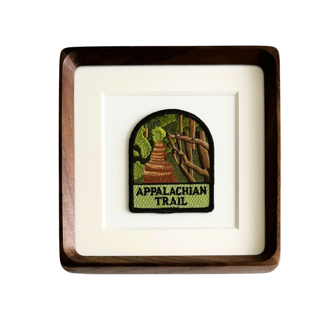 Appalachian Trail Vintage Travel Patch Framed
