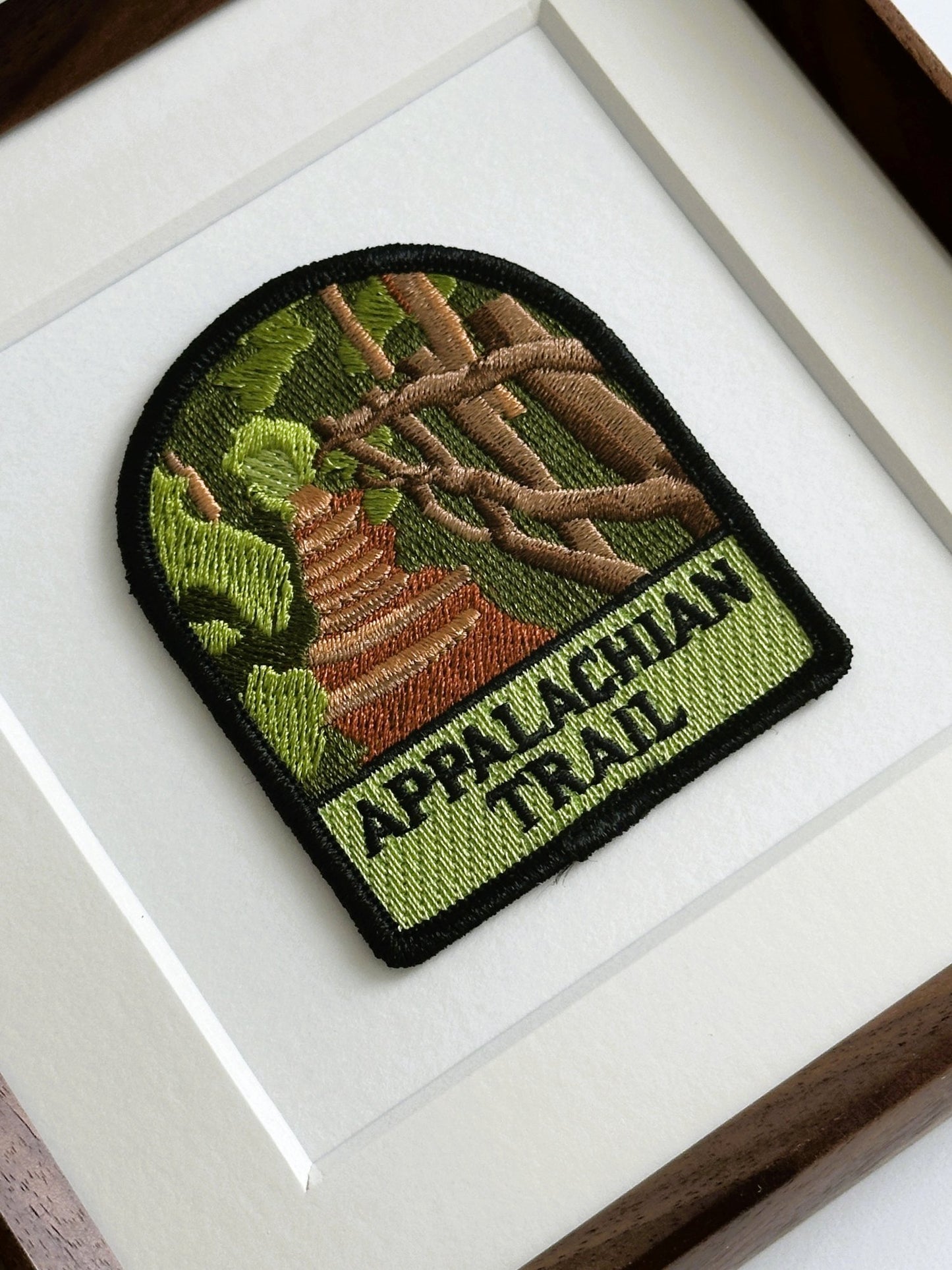 Appalachian Trail Vintage Travel Patch Framed