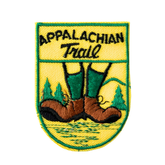 Appalachian Trail Hiking Boots Vintage Patch