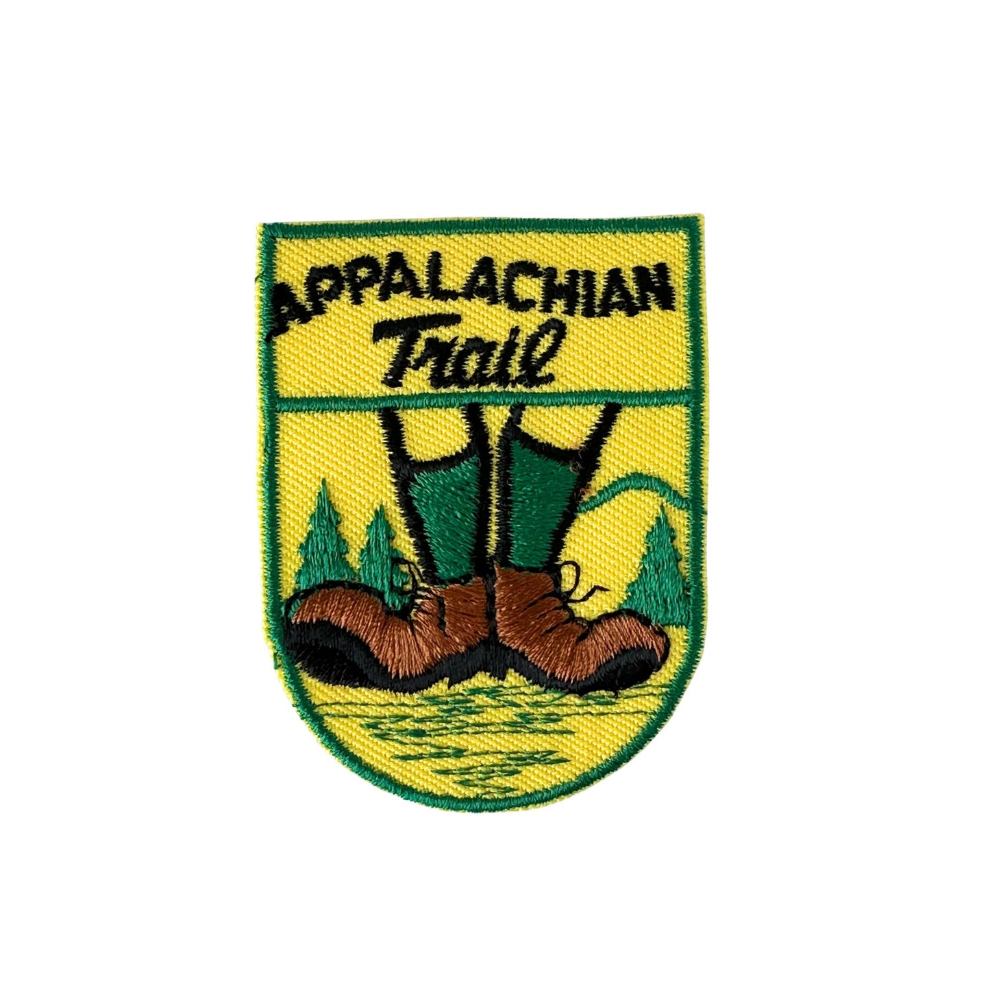 Appalachian Trail Hiking Boots Vintage Patch